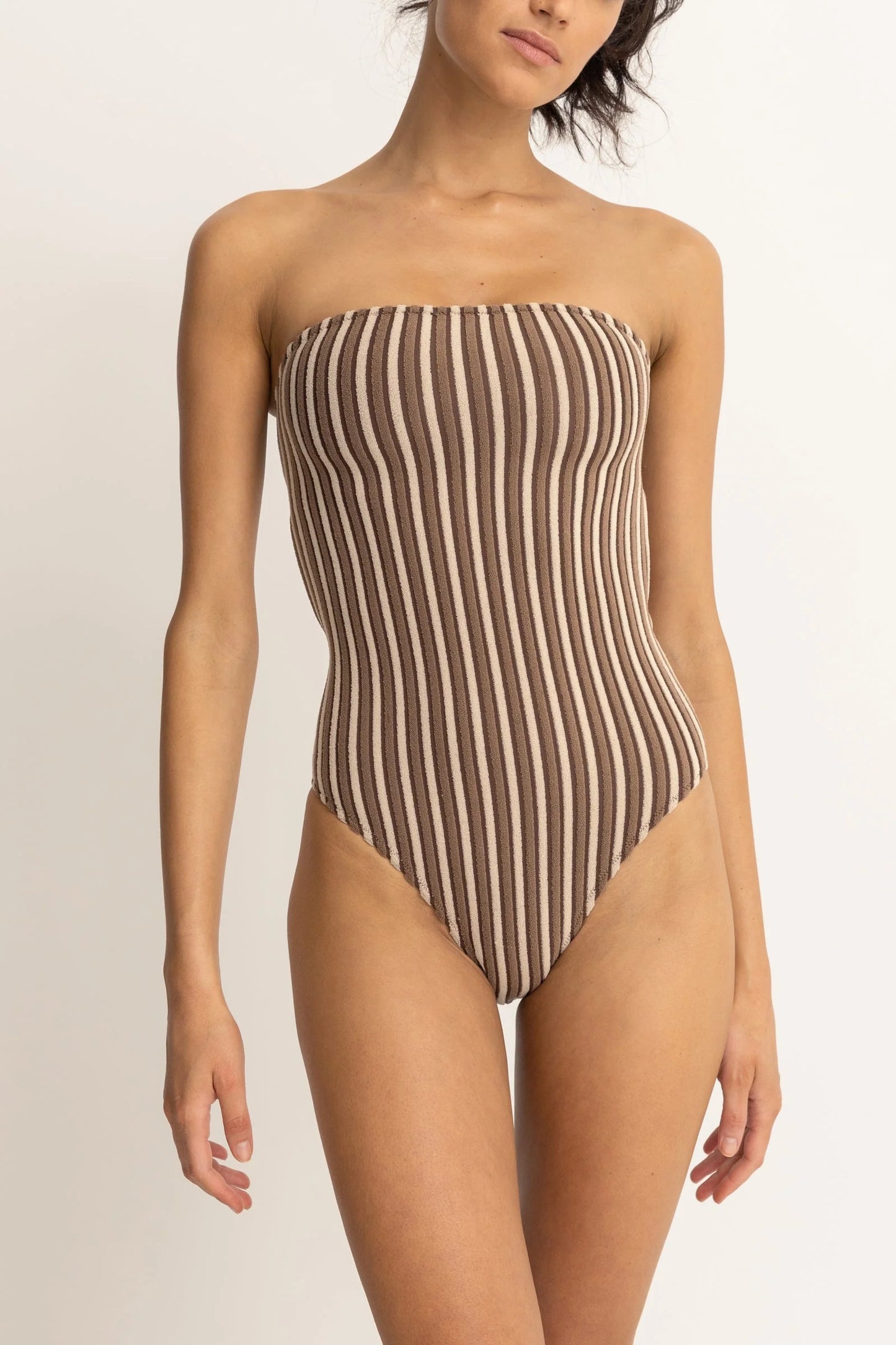 TERRY SANDS strapless one piece