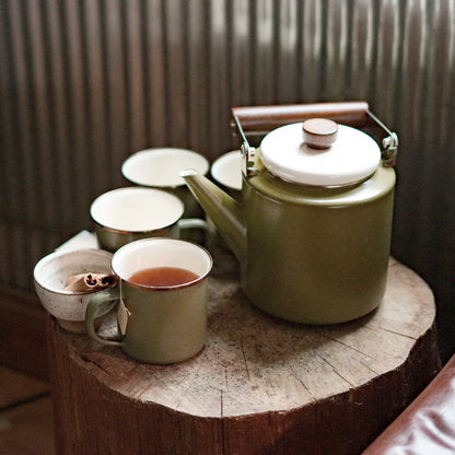 ENAMEL 2-TONE kettle