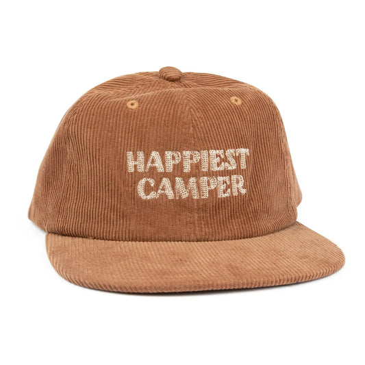 HAPPIEST CAMPER corduroy hat