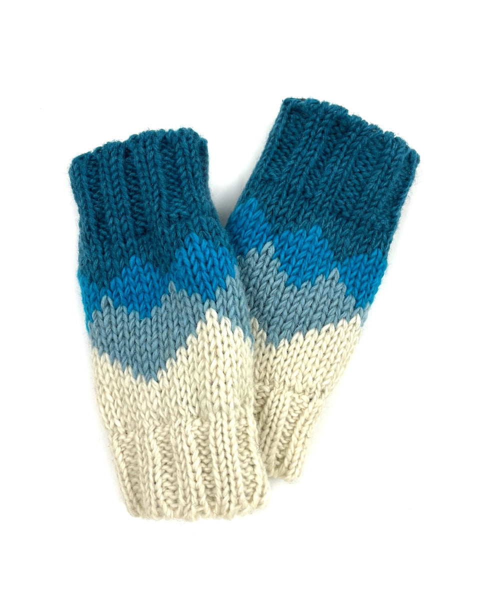 MOUNTAIN fingerless gloves