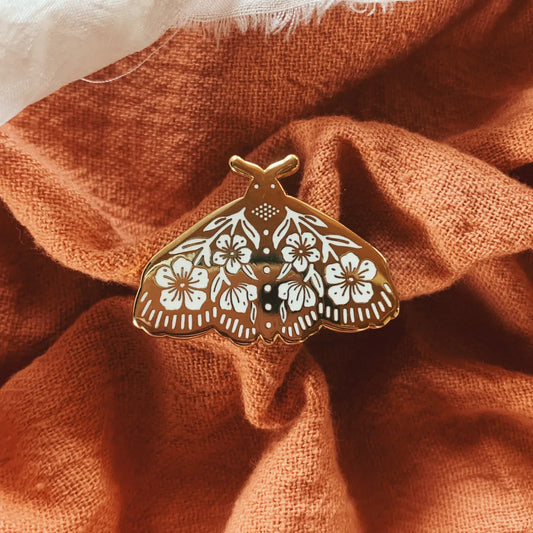 MOTH enamel pin