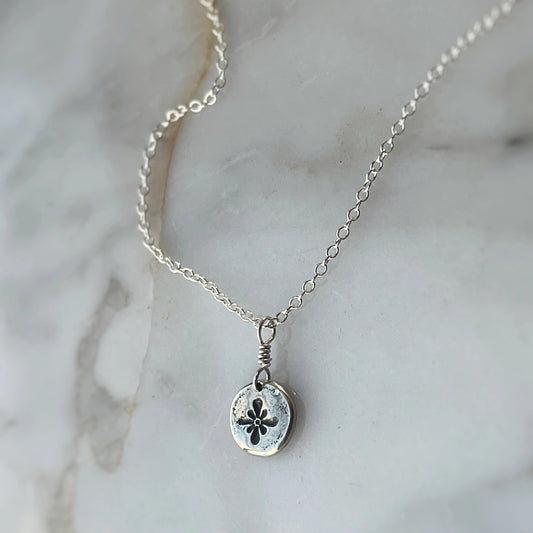 NORTH STAR solid silver necklace