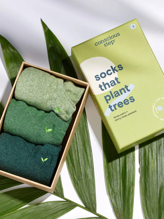 PLANT TREES ankle socks box set