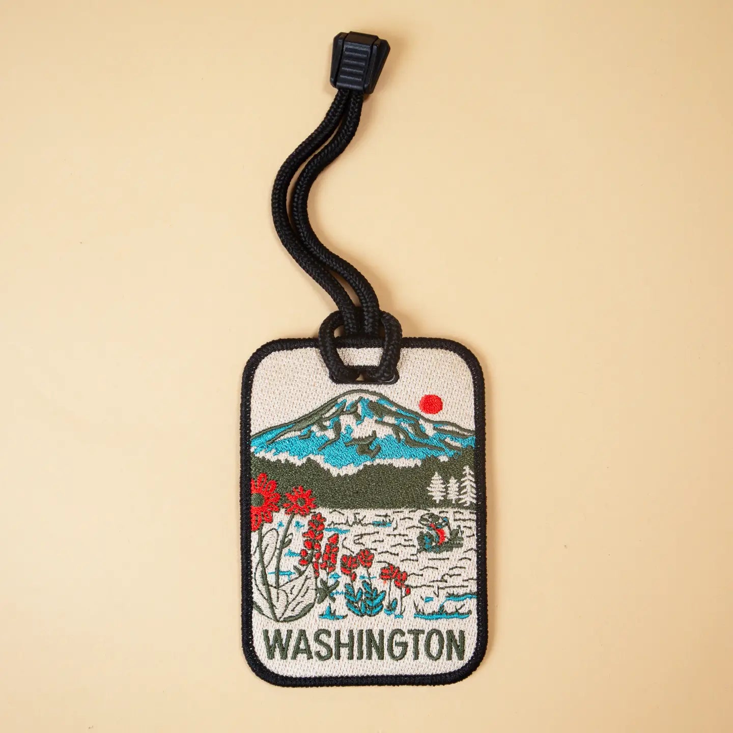 WA MOUNTAIN LAKE luggage tag