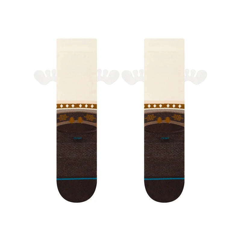 CHRISTMAS VACATION EGGNOG crew socks