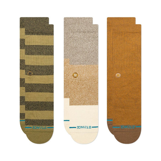 BUTTER BLEND crew socks 3 pack