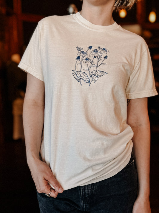 WILDFLOWER embroidered tee