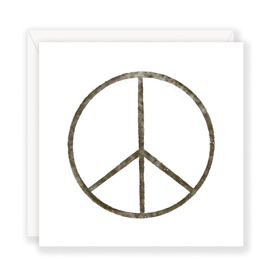 PEACE SIGN greeting card