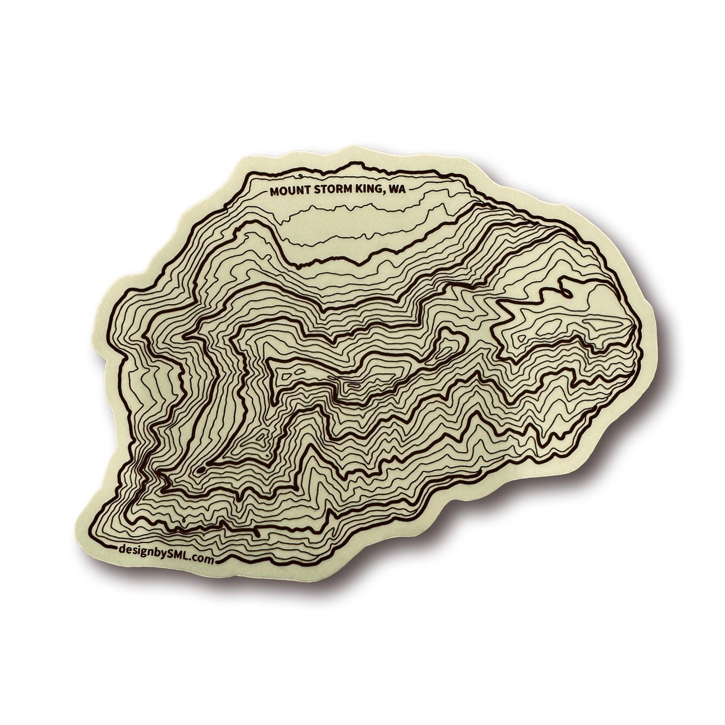 STORM KING topography sticker