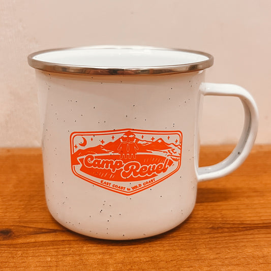 ITEM 156: CAMP REVEL enamel camp mug