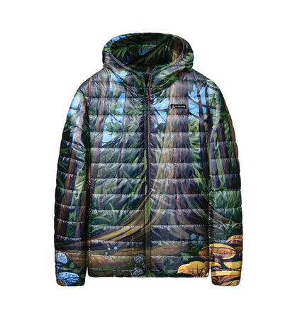 GIANNA ANDREWS x THE GREAT PNW forest puffy jacket