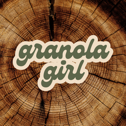 GRANOLA GIRL sticker