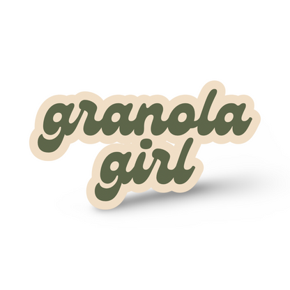 GRANOLA GIRL sticker