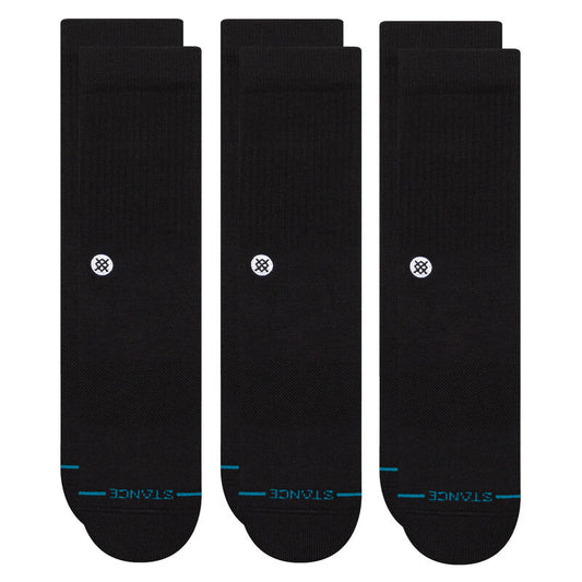 ICON crew socks 3 pack