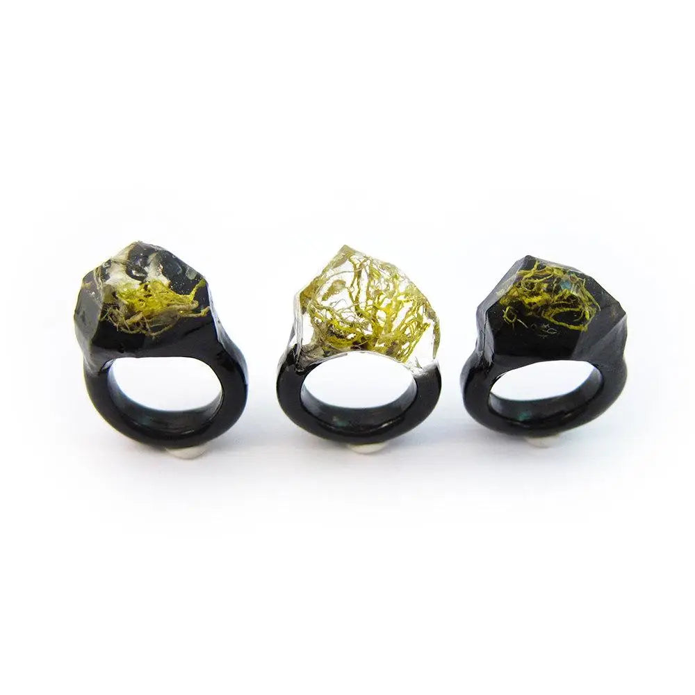 MOSS TERRARIUM resin ring