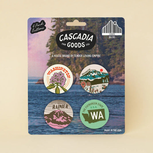 WA STATE button pack