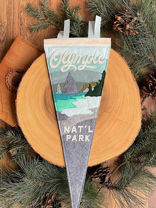 OLYMPIC NAT'L PARK handmade pennant