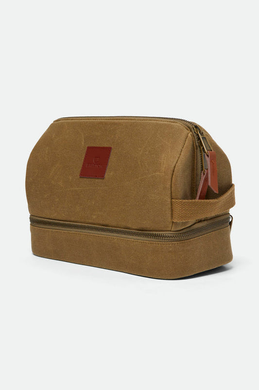 TRAVELER waxed canvas dopp kit