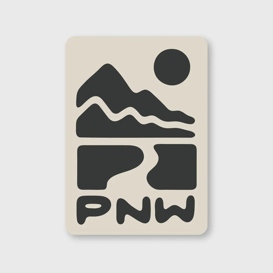 ABSTRACT PNW sticker