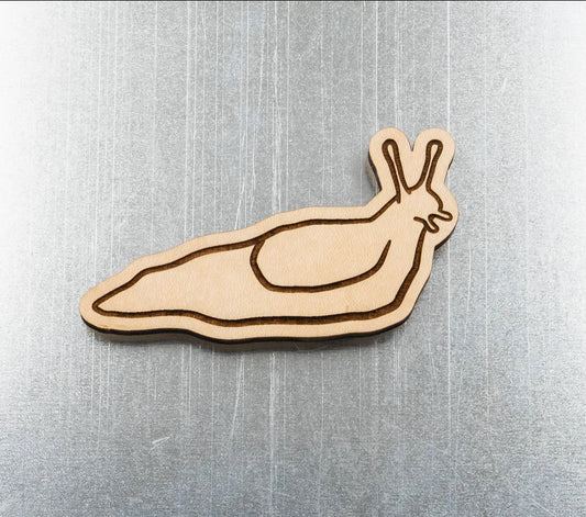 SLUG wood magnet