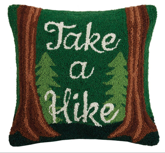 TAKE A HIKE pillow